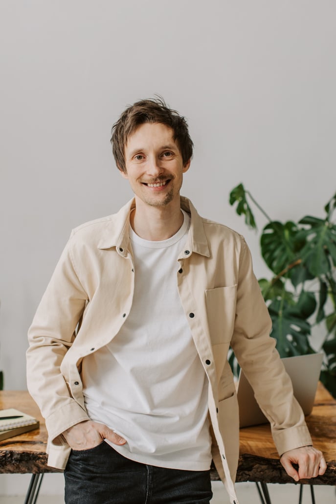 Updated Classics Headshots Portrait of a Man Indoors